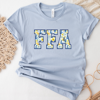 FFA Watercolor Floral- Bella Canvas T-Shirt