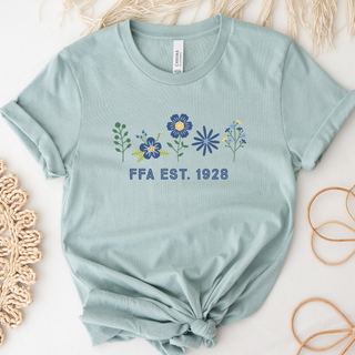 FFA Floral Est 1928- Bella Canvas T-Shirt