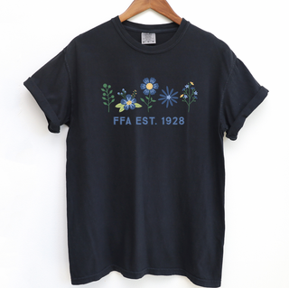 FFA Floral Est 1928– Comfort Colors T-Shirt