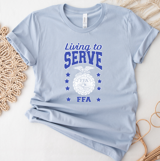 Living To Serve Stars- Bella Canvas T-Shirt