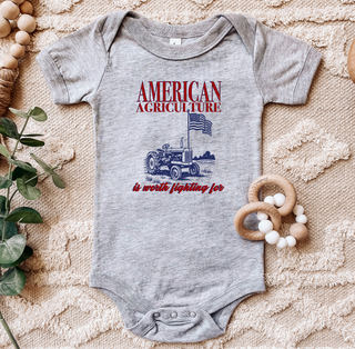 Patriotic American Agriculture Is Worth Fighting For– Infant/Toddler/Youth