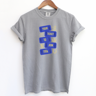 Your Ticket to Join FFA– Comfort Colors T-Shirt