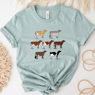 Dairy Cattle Breeds- Bella Canvas T-Shirt