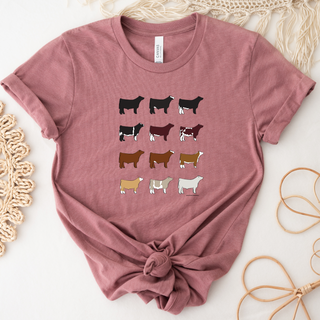 Steer Breeds- Bella Canvas T-Shirt