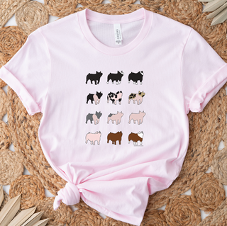 Pig Breeds- Bella Canvas T-Shirt