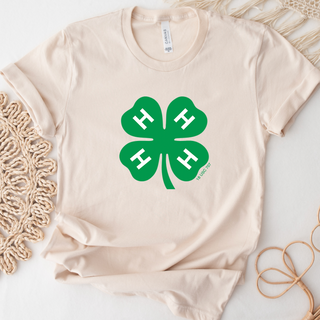4-H Clover Green- Bella Canvas T-Shirt