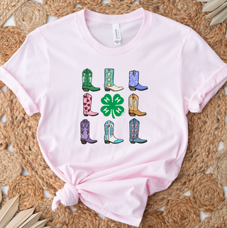 4-H Boots- Bella Canvas T-Shirt