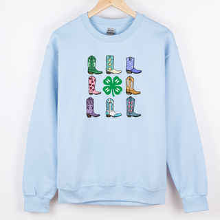 4-H Boots– Crewneck