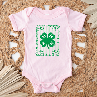 4-H Stripe/Bow– Infant/Toddler/Youth