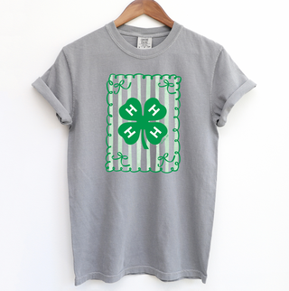 4-H Stripe/Bow– Comfort Colors T-Shirt