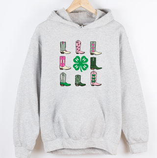 4-H Clover Boot– Hoodie