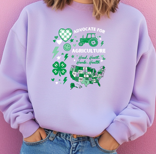 4-H Patchwork– Crewneck