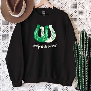 Lucky To Be In 4-H– Crewneck
