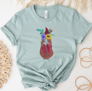 Chicken Flower- Bella Canvas T-Shirt