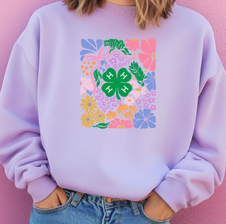 Spring Floral 4-H– Crewneck