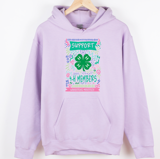 Support 4-H Members Sketch– Hoodie