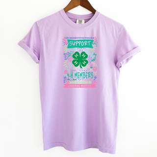 Support 4-H Members Sketch– Comfort Colors T-Shirt