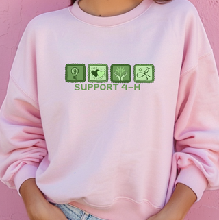 Support 4-H Stamp– Crewneck