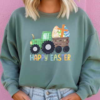 Happy Easter Tractor– Crewneck
