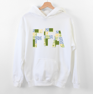 Green Quilted FFA– Hoodie