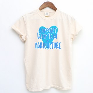 Blue Heart Support Women In Ag– Comfort Colors T-Shirt