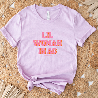 Lil Woman In AG- Bella Canvas T-Shirt