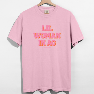 Lil Woman In AG– Comfort Colors T-Shirt