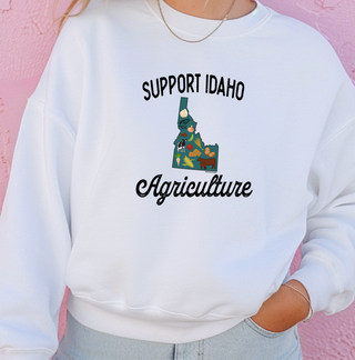Support Idaho Agriculture– Crewneck