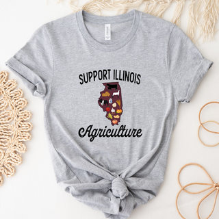 Support Illinois Agriculture- Bella Canvas T-Shirt
