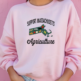 Support Massachusetts Agriculture– Crewneck