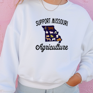 Support Missouri Agriculture– Crewneck