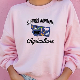 Support Montana Agriculture– Crewneck