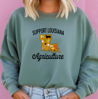 Support Louisiana Agriculture– Crewneck