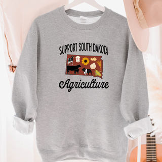 Support South Dakota Agriculture– Crewneck