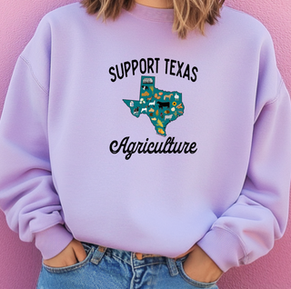 Support Texas Agriculture– Crewneck
