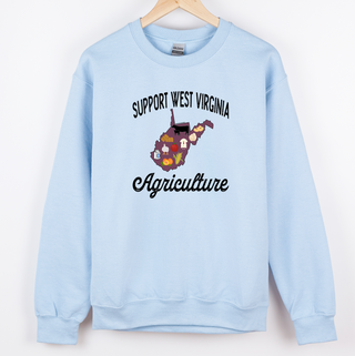 Support West Virginia Agriculture– Crewneck