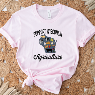 Support Wisconsin Agriculture- Bella Canvas T-Shirt