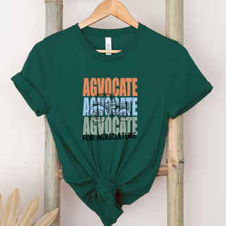Earthy Agvocate For Agriculture- Bella Canvas T-Shirt