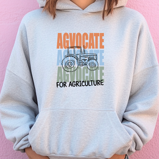Earthy Agvocate For Agriculture– Hoodie