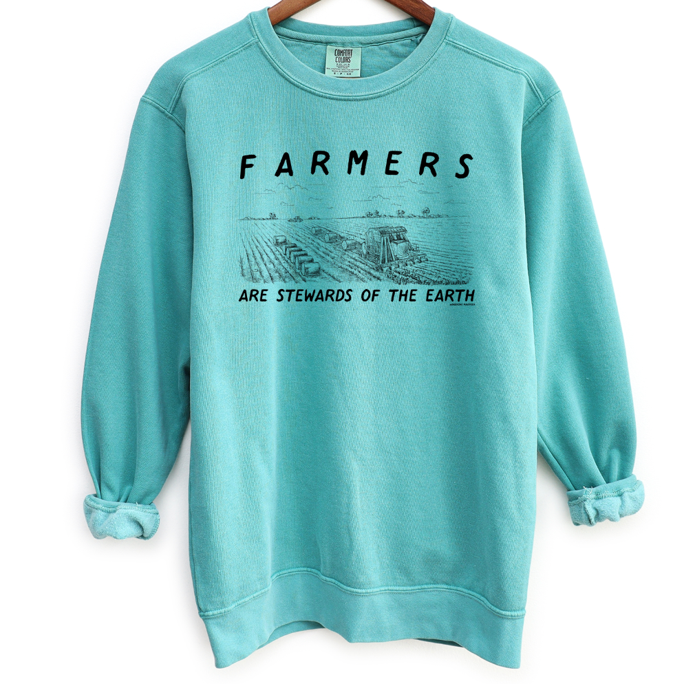 Farmers Are Stewards of the Earth Crewneck (S-3XL) - Multiple Colors! (Copy)