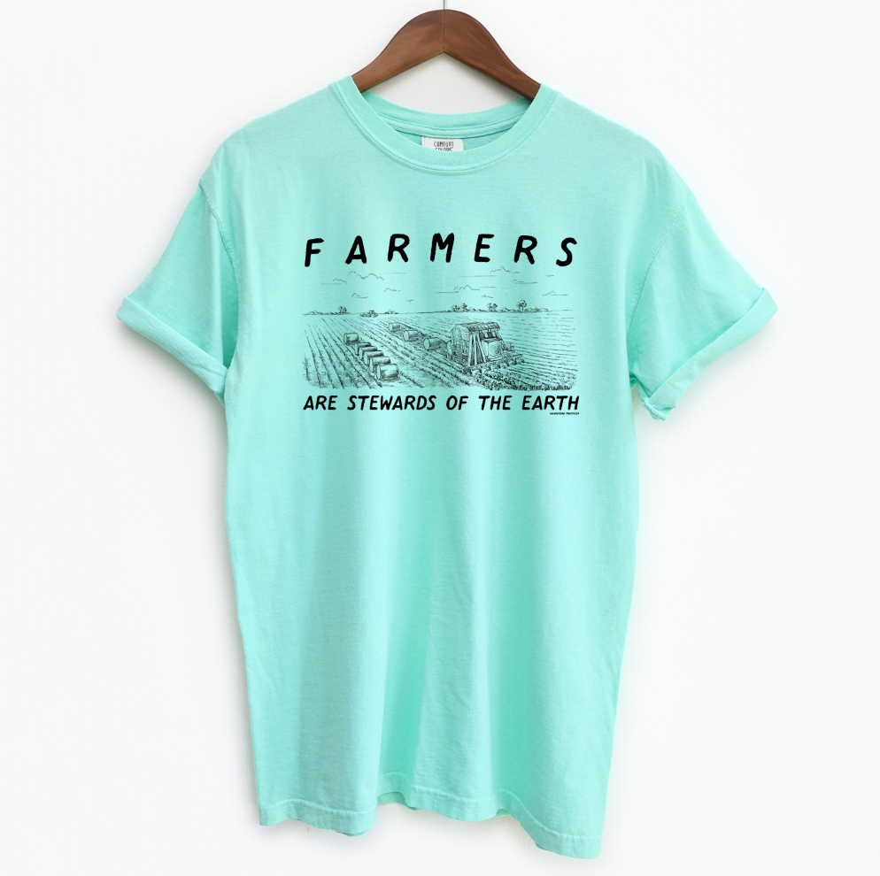 Farmers Are Stewards of the Earth ComfortWash/ComfortColor T-Shirt (S-4XL) - Multiple Colors! (Copy)