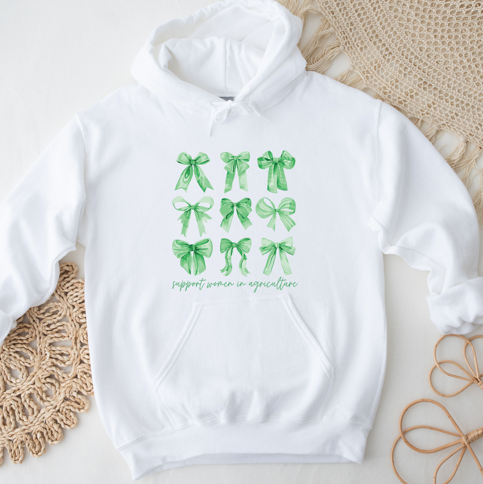 Green Bow Support Women in Ag Hoodie (S-3XL) Unisex - Multiple Colors! (Copy)