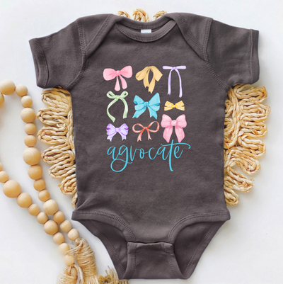 Agvocate Multicolor Bow One Piece/T-Shirt (Newborn - Youth XL) - Multiple Colors!