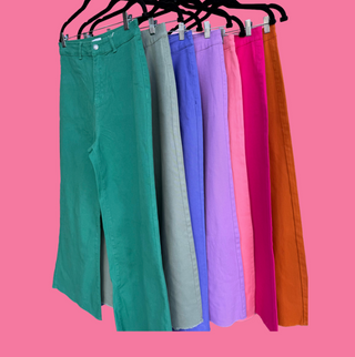 Colored Denim Pants