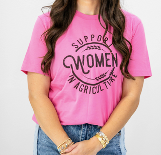 $20 TSHIRT TUESDAY - Support Women in Ag-  Bella Canvas T-Shirt