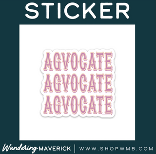 Western Agvocate- Vinyl Sticker