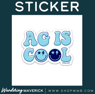 Blue AG is Cool- Vinyl Sticker