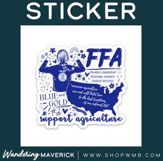 Retro FFA- Vinyl Sticker