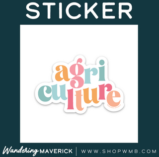 Colorful Agriculture- Vinyl Sticker