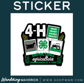 4-H Polaroid- Vinyl Sticker
